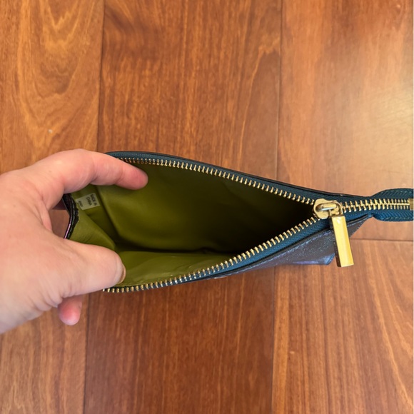 Tory Burch Purple Metallic Pouch - Picture 2 of 3